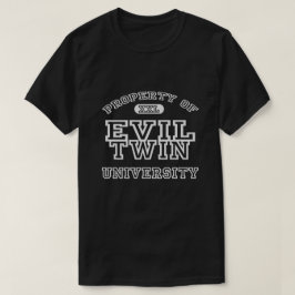 Bezit van de Universiteit van Evil Twin T-shirt