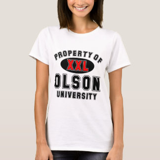 Bezit van de universiteit van Olson T-shirt