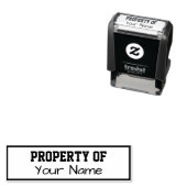 Bezit van de zelfinkende stempel van de sjabloon (In situ)