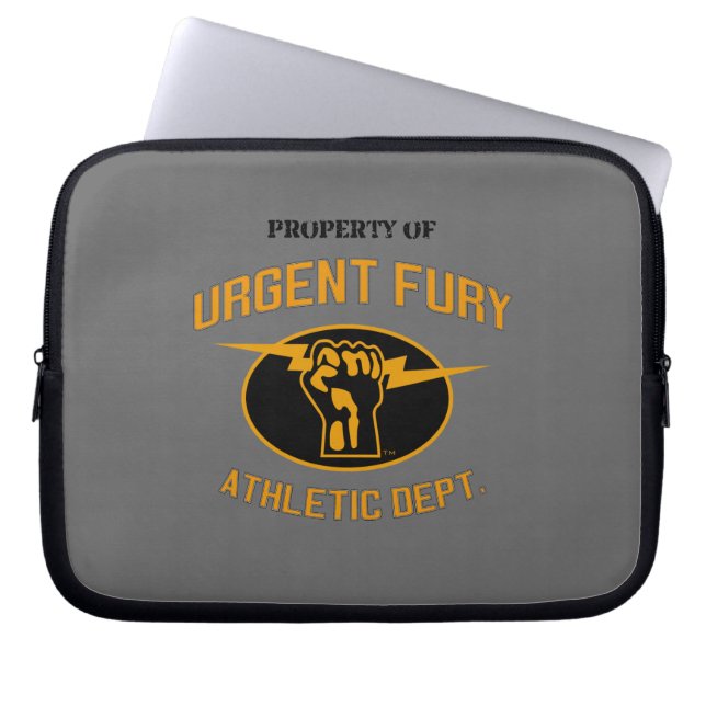 Bezit van Dringende Fury Electronics-klep Laptop Sleeve (Voorkant)