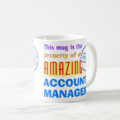 Bezit van een Amazing Account Manager Koffiemok (Voorkant rechts)