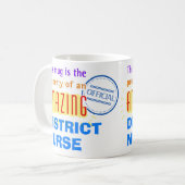 Bezit van een Amazing District Nurse Koffiemok (Voorkant links)