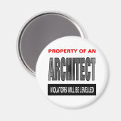 Bezit van een architect magneet (Voorkant / Achterkant)