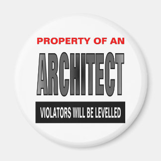 Bezit van een architect magneet