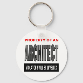 Bezit van een architect sleutelhanger