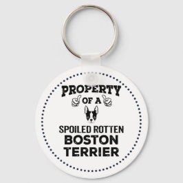 Bezit van een bedorven, rotten Boston engeruser Ke Sleutelhanger