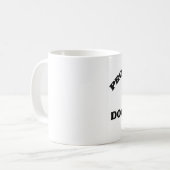 Bezit van een DOG CATCHER Koffiemok (Voorkant links)