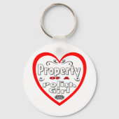 Bezit van een Pools meisje Sleutelhanger (Voorkant)