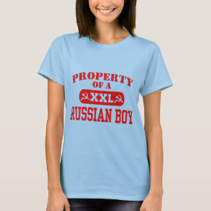 Bezit van een Russische jongen T-shirt