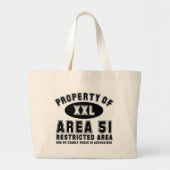 Bezit van gebied 51 grote tote bag (Voorkant)