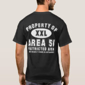 Bezit van gebied 51 t-shirt (Achterkant)