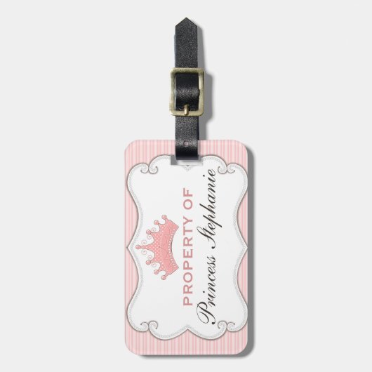 Bezit van het Bagagelabel Princess Tiara (Voorkant verticaal)