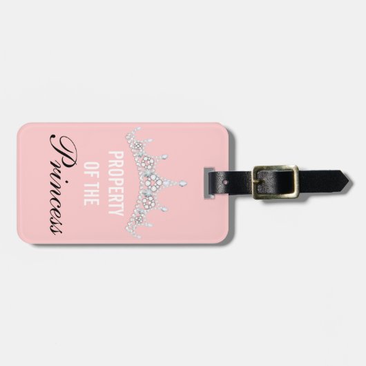 Bezit van het Bagagelabel Princess Tiara (Voorkant horizontaal)