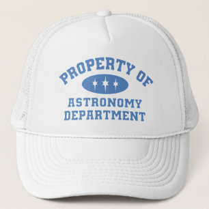 Bezit van het departement Astronomie (blauw) Trucker Pet