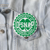 Bezit van het Ierse Drink team van O'snap Ronde Button 4,0 Cm (In situ)