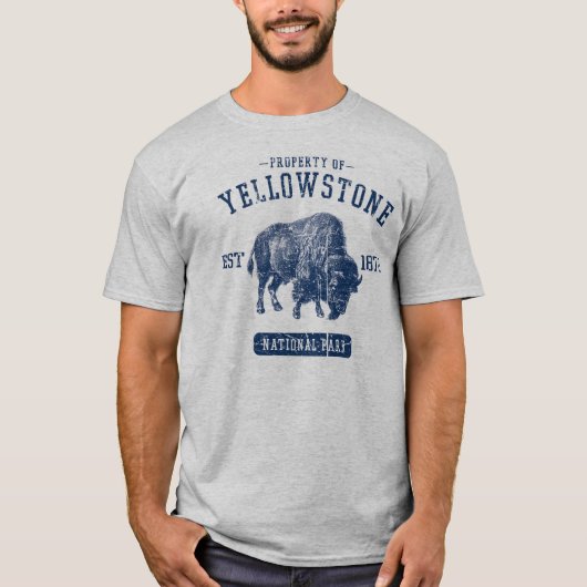 Bezit van het nationale park Yellowstone T-shirt (Voorkant)