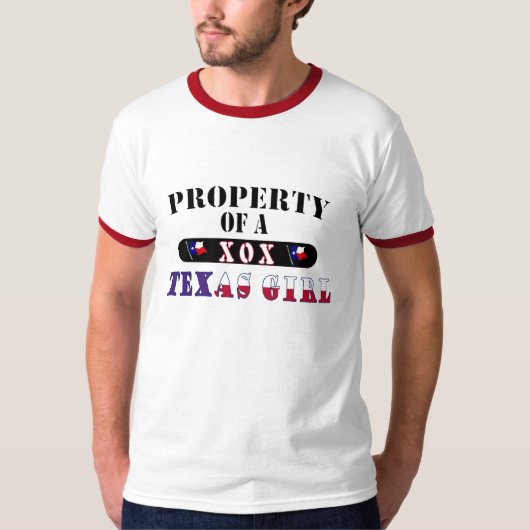 Bezit van het Shirt TEXAS Girl (Voorkant)