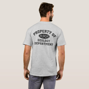 Bezit van het Shirt van de afdeling Geologie