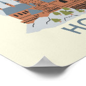 Bezit van Hogwarts Cartoon Grafisch Poster (Hoek)