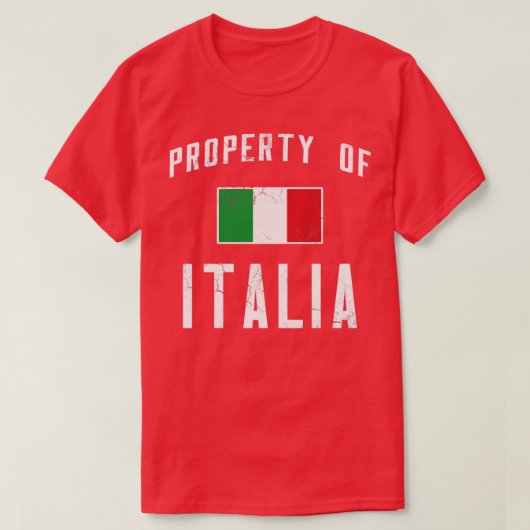 Bezit van Italiaans Italiaans Italië T-shirt (Design voorkant)