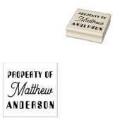 Bezit van Jouw naam | Speciaal Rubberstempel (Gestempeld)