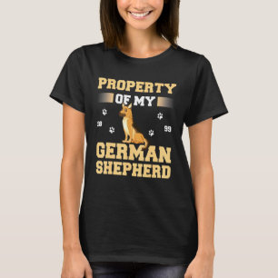 Bezit van mijn Duitse Shepherd Dog Gsd Dog eigenaa T-shirt