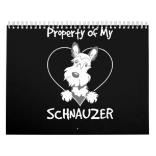 Bezit van mijn Schnauzer Kalender