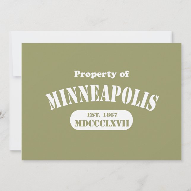 Bezit van Minneapolis (Voorkant)