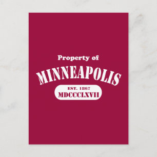 Bezit van Minneapolis Briefkaart