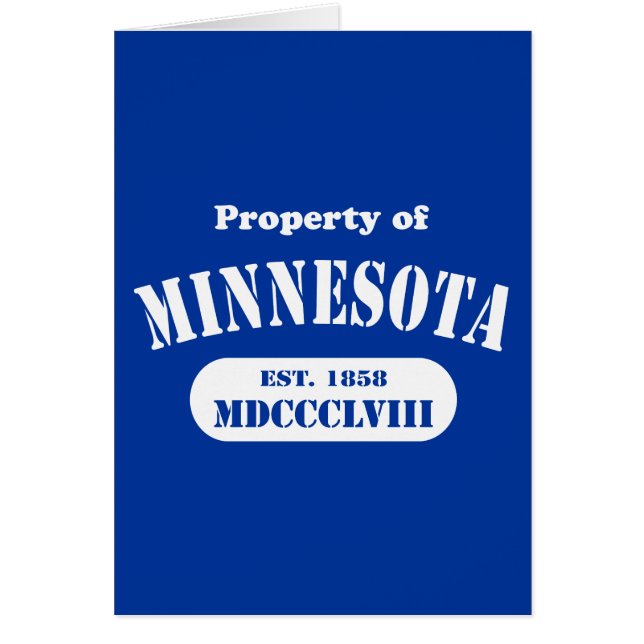 Bezit van Minnesota - elke kleur! (Voorkant)