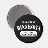 Bezit van Minnesota - elke kleur! Magneet (Voorkant / Achterkant)