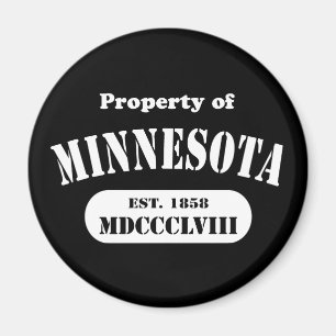 Bezit van Minnesota - elke kleur! Magneet