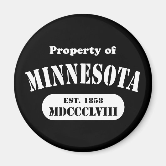 Bezit van Minnesota - elke kleur! Magneet (Voorkant)