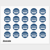 Bezit van Minnesota - elke kleur! Ronde Sticker (Vel)