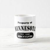 Bezit van Minnesota - zwarte tekst Koffiemok (Center)