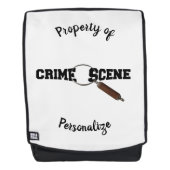 Bezit van personaliseer de Scène van de Misdaad ve Rugtassen (Voorkant)