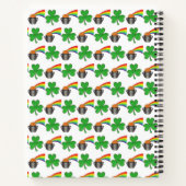 Bezit van persoonlijke Lucky Rainbow Pot of Gold Notitieboek (Achterkant)