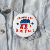 BEZIT VAN RON PAUL RONDE BUTTON 4,0 CM (In situ)