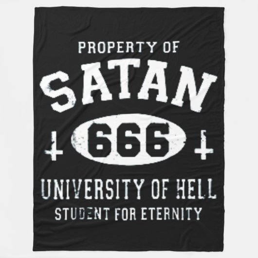 BEZIT VAN SATAN FLEECE DEKEN (Voorkant)