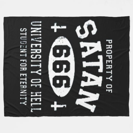 BEZIT VAN SATAN FLEECE DEKEN (Voorkant (Horizontaal))