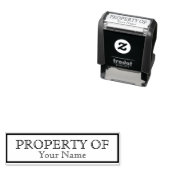 Bezit van sjabloon  zelfinktende stempel (In situ)