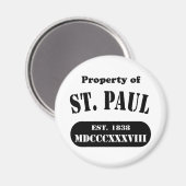 Bezit van St. Paul Magneet (Voorkant / Achterkant)