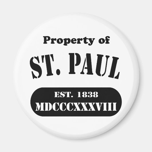 Bezit van St. Paul Magneet (Voorkant)