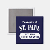 Bezit van St. Paul Magneet (Voorkant / Achterkant)