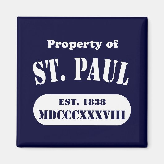 Bezit van St. Paul Magneet (Voorkant)