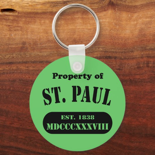 Bezit van St. Paul Sleutelhanger (Voorkant)