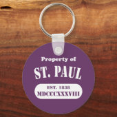 Bezit van St. Paul Sleutelhanger (Voorkant)