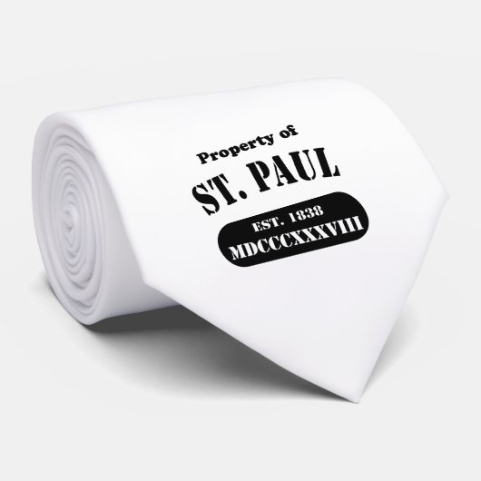 Bezit van St. Paul Stropdas (Opgerold)