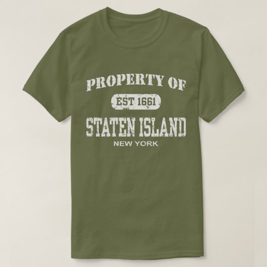 Bezit van Staten Island New York T-shirt (Design voorkant)