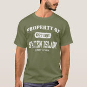 Bezit van Staten Island New York T-shirt (Voorkant)